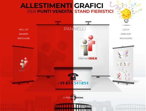 Grafica per stand e allestimenti fieristici o punti vendita