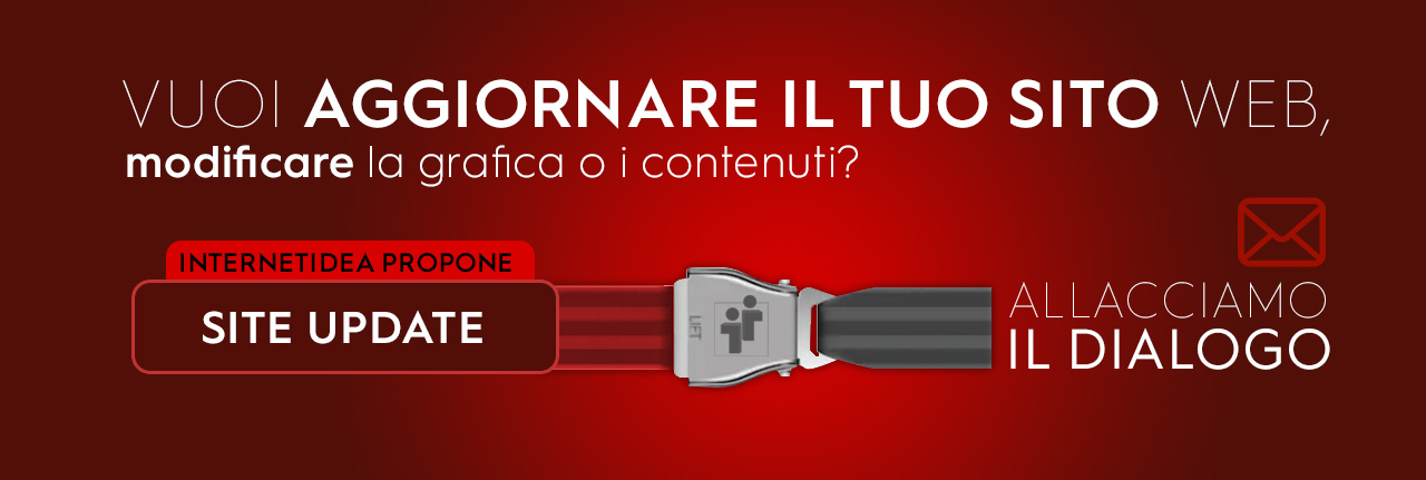 aggiornamento sito web grafica e contenuti