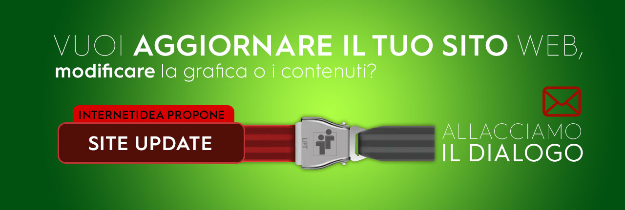 Aggiornamento sito web manutenzione